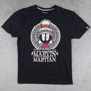 Looney Tunes x Also known As Shirt Men's M Black Marvin the Martian AKA Graphic